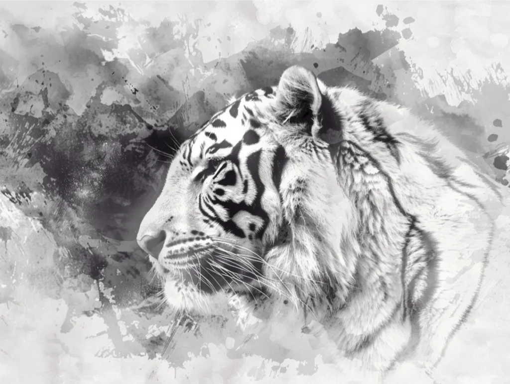 The Rarity and Mystique of the White Tiger